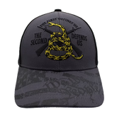 The First Defines Us The Second Defends US Cap - Dark Gray/Black