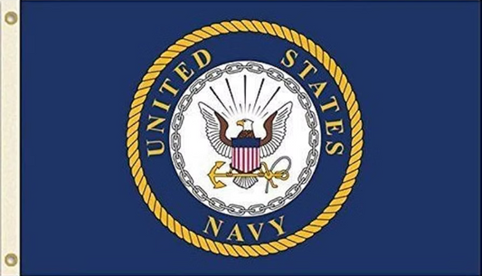 U.S. Navy Emblem 3x5' Polyester Flag